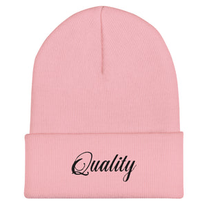 Quality Beanie (Black letters)